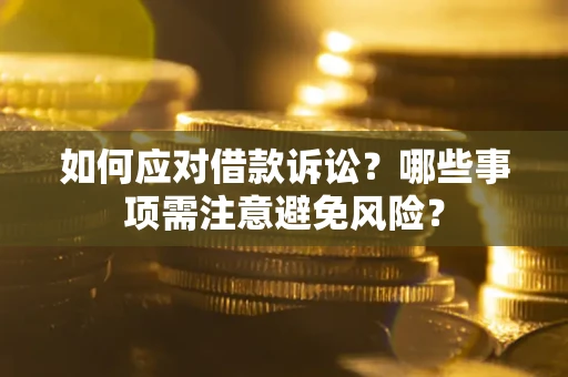 北京如何应对借款诉讼？哪些事项需注意避免风险？