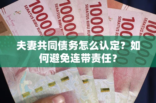 北京夫妻共同债务怎么认定？如何避免连带责任？