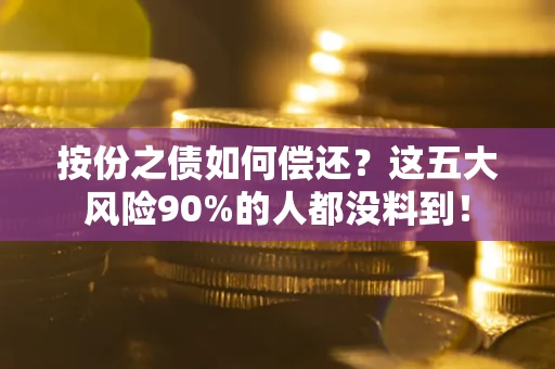 北京按份之债如何偿还？这五大风险90%的人都没料到！