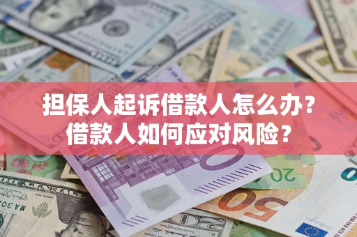 北京担保人起诉借款人怎么办？借款人如何应对风险？