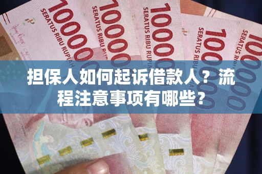 北京担保人如何起诉借款人？流程注意事项有哪些？